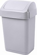 Контейнер для мусора Spin&Clean коллекция Step, с крышкой "маятник", устойчивый, 25л, 246х325х515 (SC4804)