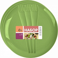 Набор для пикника Plast Team тарелки+вилки 3шт.
