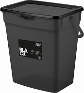 Контейнер для порошка Spin&Clean коллекция Step, С крышкой и ручкой, 6л, 244х180х255 (SC1407)