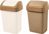 Контейнер для мусора Сандал с крышкой-маятником 12 л 