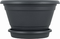 Горшок для цветов с фиксируемым поддоном InGreen коллекция Athena, 1л, 175х175х95 (IG1471)