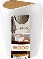 Контейнер для мусора Keeplex коллекция Wood, 116х116х146 (KL5003)
