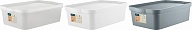 Ящик для хранения Keeplex коллекция Trendy, с крышкой, soft-touch, 14л, 452х298х140 (KL3504)