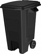 Бак для мусора Фристайл с крышкой на колесах 130 л (PP)