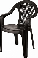 Кресло Decorona ДеВеранда садовое 540x535x785 мм, круглая сетчатая спинка