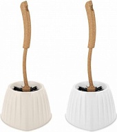 Набор для туалета (ершик+подставка) Wood, угловой