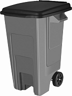 Бак для мусора Фристайл, с крышкой, на колесах, 100 л  (HDPE)